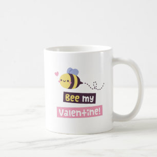 Cute Bee My Valentine, Love Confession Coffee Mug