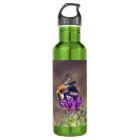 Cute bee on a thistle