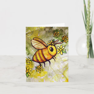 Cute Bee Thank You Card