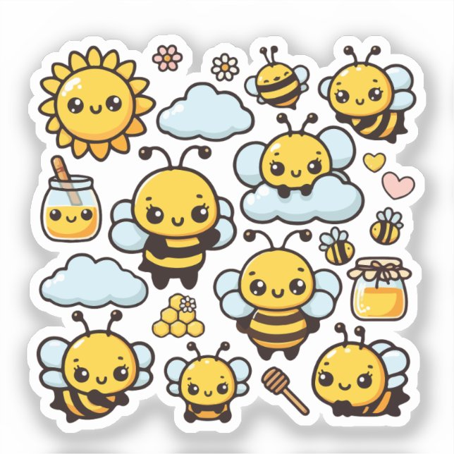 Cute bees  (Front)