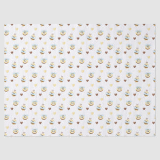 Cute Bees & Hearts Gift Wrapping Paper