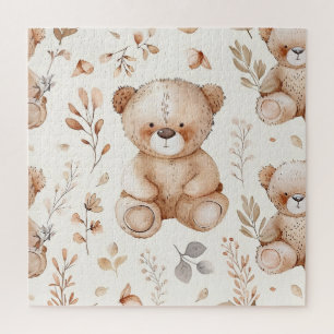 Cute Beige Baby Bear Jigsaw Puzzle