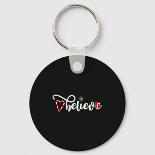Cute Believe Christmas  Keychain
