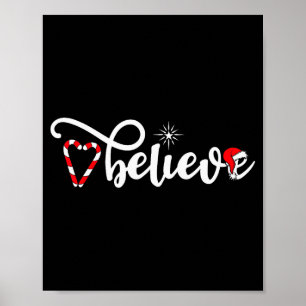 Cute Believe Christmas Poster