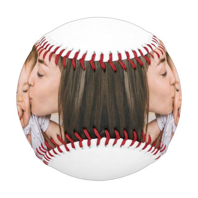 Cute Beloved Mamma Mom Mothers Day Photo Collage Baseball (Front)