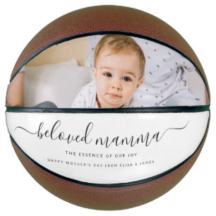 Cute Beloved Mamma Mom Mothers Day Photo Collage Basketball