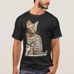 Cute Bengal Cat with classic T-Shirt