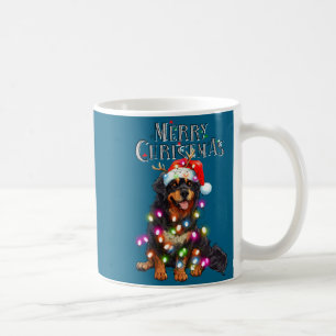 Cute Bernese Mountain Christmas Lights Xmas Dog Lo Coffee Mug