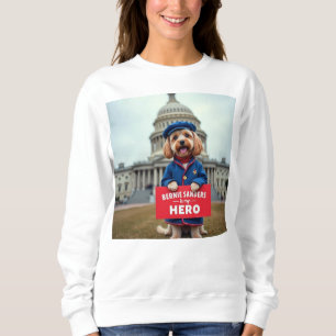 Cute Bernie Sanders Is My Hero Sweatshirt