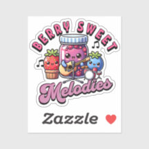 Cute Berries Jamming Sweet Melodies