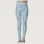 Cute Berries Pattern Leggings<br><div class="desc">Girly and chic fruit pattern.</div>