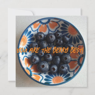 Cute Berry Best Holiday Card