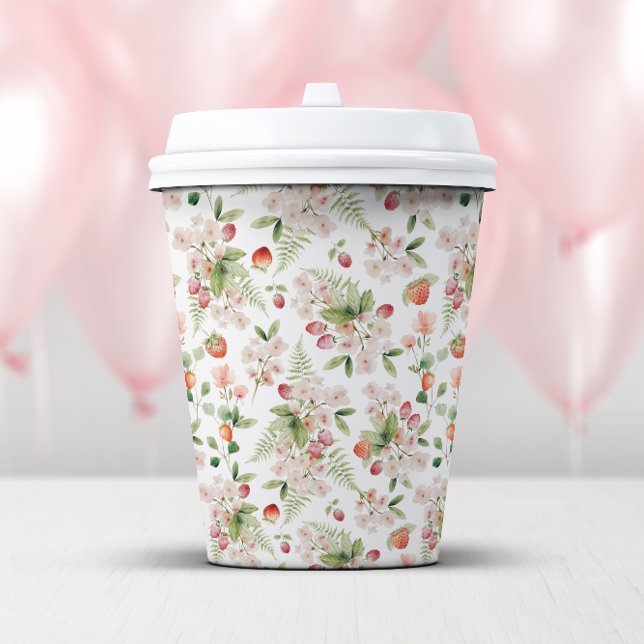 Cute Berry Paper Cups (Cute Berry Paper Cups by Painted Paperie
)