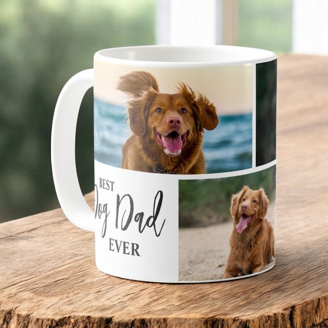 Cute Best Dog Ever Customized Pet Photo Coffee Mug (Creator Uploaded)