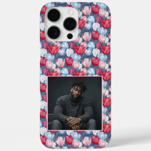 Cute Best Friend Gift Tulip Photo iPhone 16 Pro Max Case