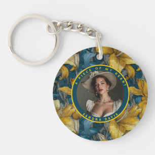 Cute Best Gifts For Women Custom Photo Lilies Keychain
