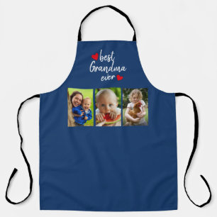 Cute Best Grandma Ever 3 Photo  Apron