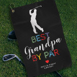 Cute Best Grandpa By Par Golf Towel<br><div class="desc">Celebrate your dad, the unbeatable grandpa, with our personalized pro golfer's towel – the perfect tribute to him and his love for his grandkids. It’s not just a towel, it’s a message of love - 'best grandpa by par', made just for him. Make his birthday or Father's Day even more...</div>