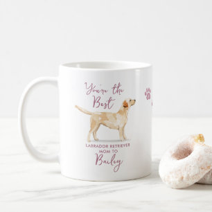 Cute Best Labrador Retriever Dog Mom Photo Coffee Mug