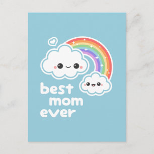 Cute Best Mom Ever Postcard