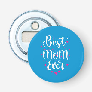 Cute Best Mom Text And Little Stars Bottle Opener