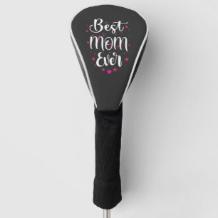 Cute Best Mom Text And Little Stars Golf Head Cover