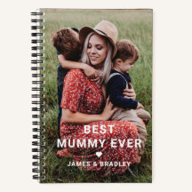 Cute Best Mummy Ever Heart Mother's Day Photo
