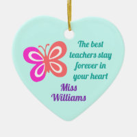 Cute Best Teacher Appreciation Butterfly Quote