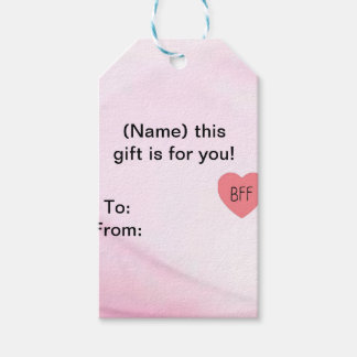 Cute bff gift tags