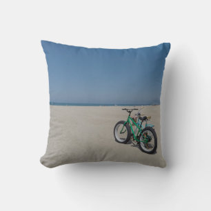 Cute Bicycle Pillow! Throw Pillow
