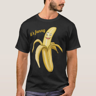 Cute Big  Banana tshirt - funny Cartoon Caracter
