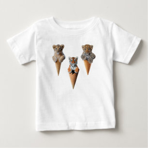Cute Big Cat Cones Baby T-Shirt