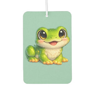 Cute Big-Eyed Frog Kawaii Animal Design Air Freshener