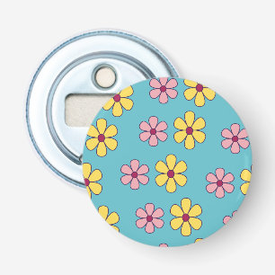 Cute big flowers pattern bottle opener