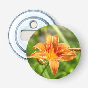 Cute big Lily flower photo Bottle Opener