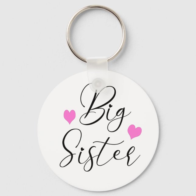 Cute Big Sister        Keychain (Front)