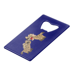 Cute Big-Teethed Cartoon Hyenas Bottle Opener Wallet Bottle Opener