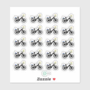 Cute Bike with Cake Birthday Reminder Planner