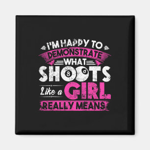 Cute Billiards Women Shirt Funny Gift For Girl Poo Magnet