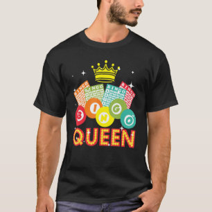 Cute Bingo Designs For Women Mom Bingo Lovers Casi T-Shirt