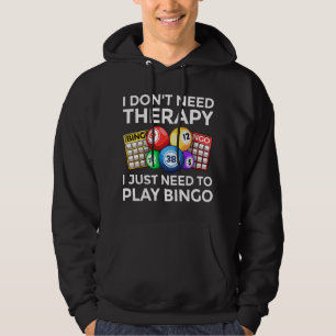 Cute Bingo For Men Women Casino Gambling Bingo Lov Hoodie