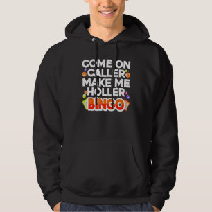 Cute Bingo For Men Women Casino Game Bingo Hoodie