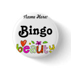 Cute Bingo Personalize Name Prize Player Bag