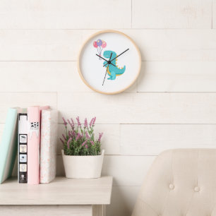 Cute Bird Kids Wall Clock – Soft Nursery Decor