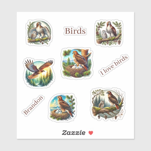 Cute Bird lovers animal (Sheet)