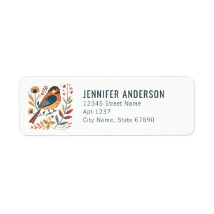 Cute Bird Return Address Labels