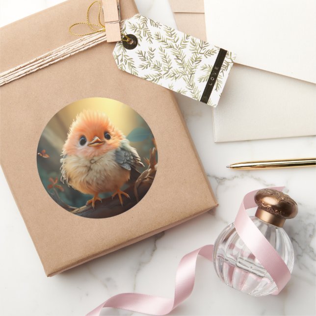 Cute bird sticker (Gifting)