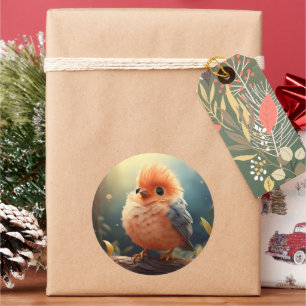 Cute bird sticker