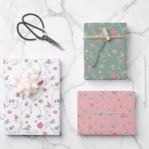 Cute Birdie  Wrapping Paper Sheet