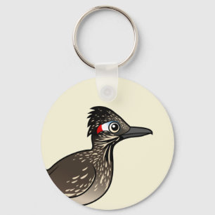 Cute Birdorable Roadrunner Keychain